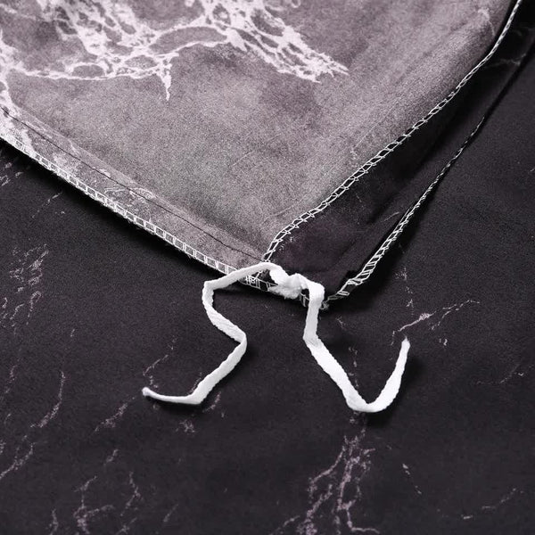 Styleforhome Bold Geometric Print Duvet Cover Set Eco Friendly Material Super King King Doonas