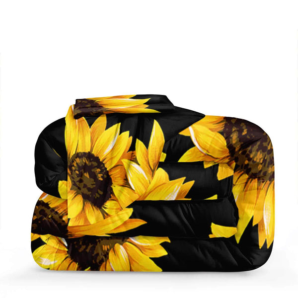 Scandi Dream Soft Floral Comforter Set Neutral 3Piece Look Comforter Sets Queen