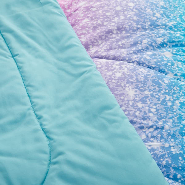 King Size Marble Gradient Comforter Set With Pillowcases King Comforter Sets