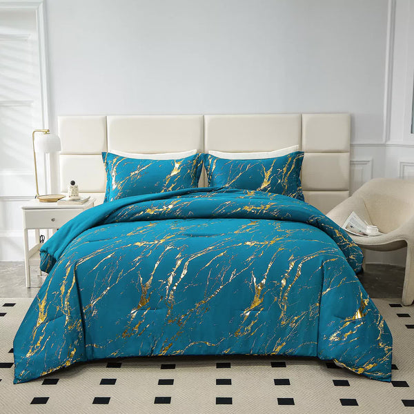 Cozy Cloud 3 Teal Piece Comforter Bundle Instagramready Bedroom Comforter Sets Queen