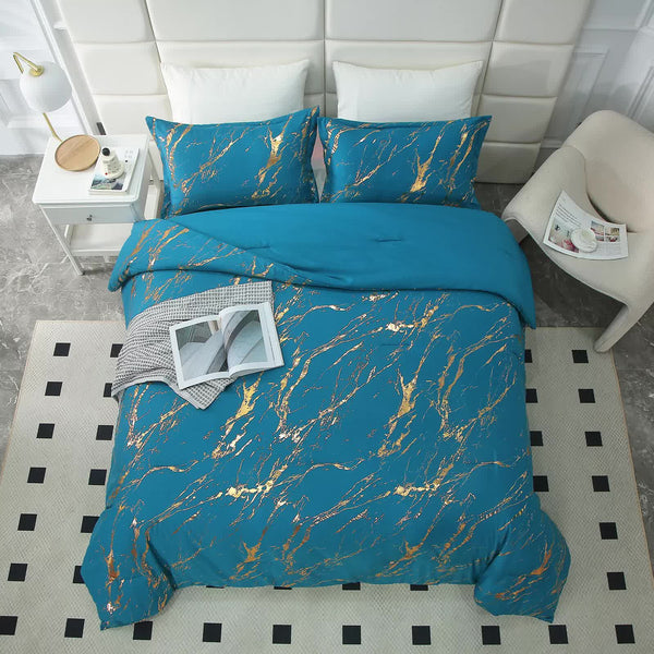 Cozy Cloud 3 Teal Piece Comforter Bundle Instagramready Bedroom Comforter Sets Queen