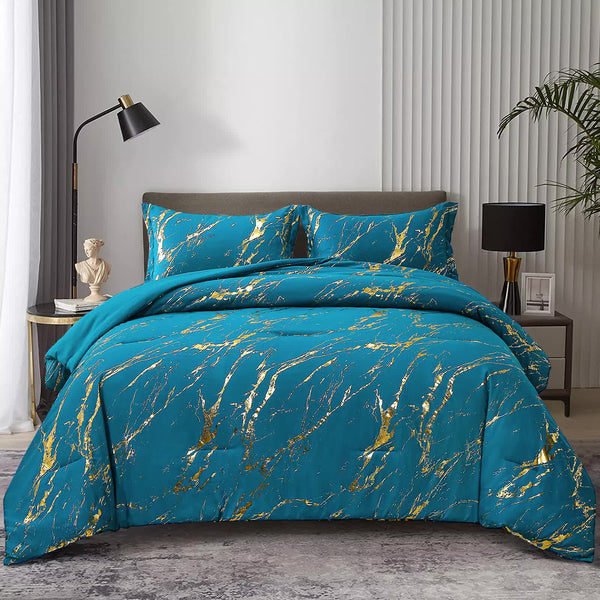 Cozy Cloud 3 Teal Piece Comforter Bundle Instagramready Bedroom Comforter Sets Queen