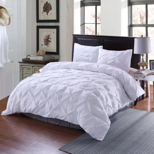 Minimal Mood White Comforter Collection Modern 3Piece Set Comforter Sets Queen