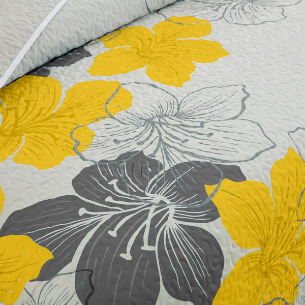 Delicate Quilted Coverlet And Pillowcases Set: Soft Touch For A Restful Night Queen Size Queen Doonas