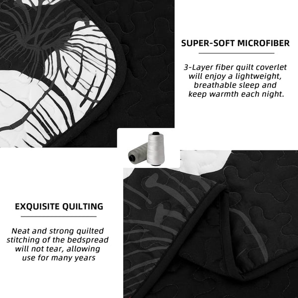 Glorious Quilted Coverlet And Pillowcovers Set: Unmatched Beauty Queen Size Queen Doonas