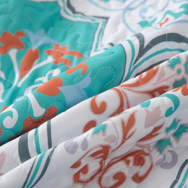 Opulent Quilted Bedspread And Pillow Covers Set Add Touch Of Elegance Queen Size Queen Doonas