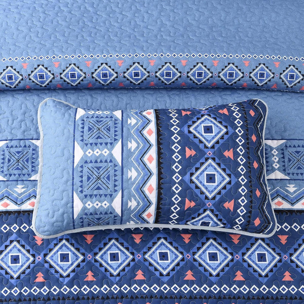 Nature Lover's Quilted Bedspread And Pillow Covers Set Inspired By The Outdoors Queen Size Queen Doonas