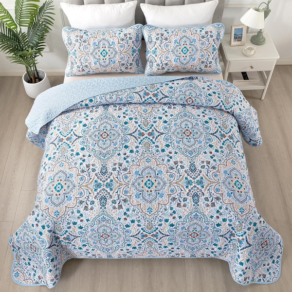 Tasteful Quilted Bedspread And Pillowcases Set: Subtle Sophistication For Your Space Queen Size Queen Doonas