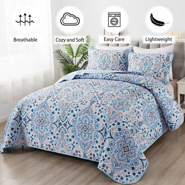 Tasteful Quilted Bedspread And Pillowcases Set: Subtle Sophistication For Your Space Queen Size Queen Doonas