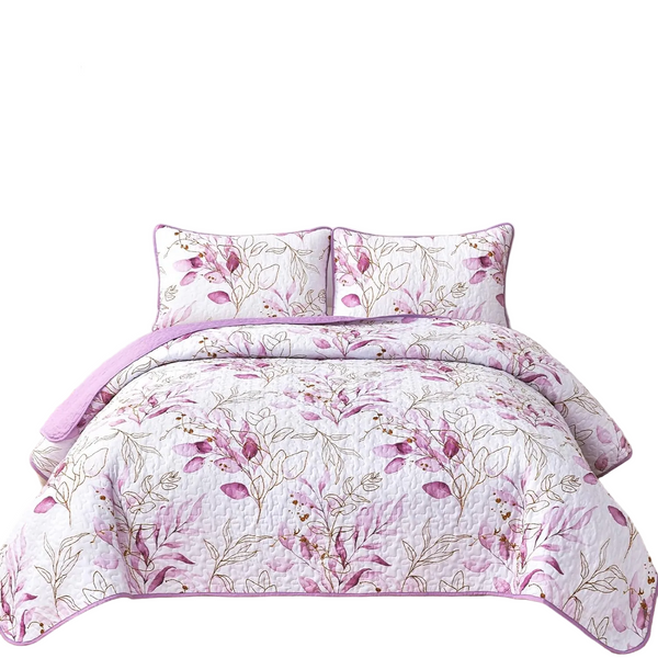 Unique Quilted Bedspread And Pillow Covers Set: Stand Out In Style Queen Size Queen Doonas