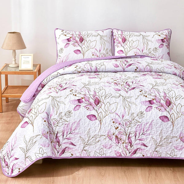 Unique Quilted Bedspread And Pillow Covers Set: Stand Out In Style Queen Size Queen Doonas