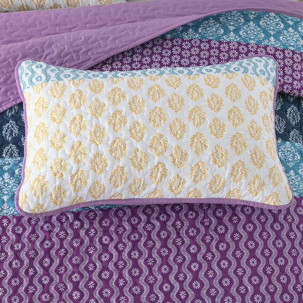 Quirky Quilted Coverlet And Pillow Covers Set Add Personality To Your Space Queen Size Queen Doonas