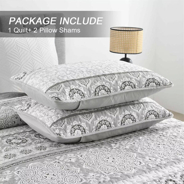 Striking Quilted Coverlet And Pillowcovers Set: Make Bold Impact Queen Size Queen Doonas
