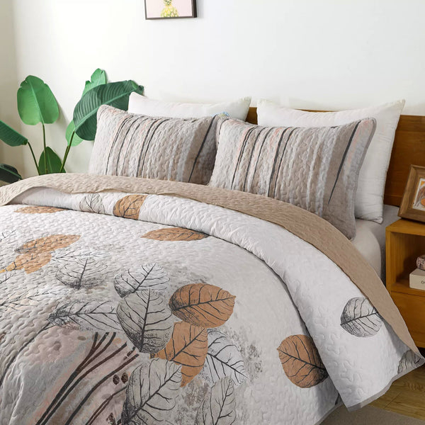 Kaleidoscope Quilted Bedspread And Pillowcovers Set: Vibrant Fun Queen Size Queen Doonas