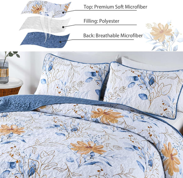 Quietude Quilted Coverlet And Pillow Covers Set Perfect For Relaxation Queen Size Queen Doonas