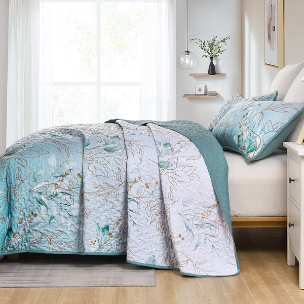 Radiating Quilted Bedspread And Pillow Covers Set Shine In Your Bedroom Queen Size Queen Doonas
