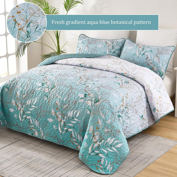 Radiating Quilted Bedspread And Pillow Covers Set Shine In Your Bedroom Queen Size Queen Doonas