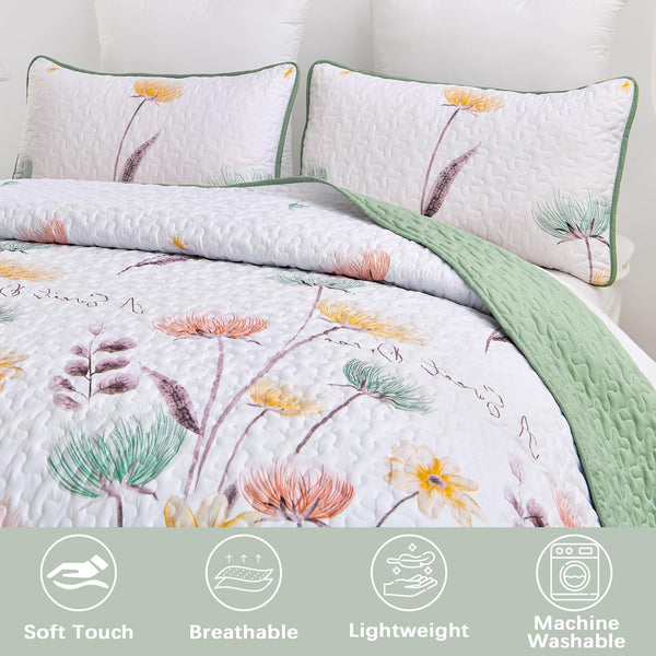 Intricate Quilted Coverlet And Pillowcases Set: A Work Of Art For Your Bedroom Queen Size Queen Doonas