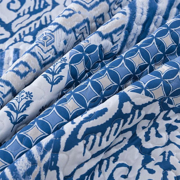 Blissful Quilted Bedspread And Pillowcovers Set: Relax In Style Queen Size Queen Doonas