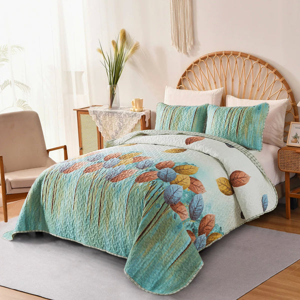 Majestic Quilted Bedspread And Pillow Covers Set Enhance Your Sleep Experience Queen Size Queen Doonas