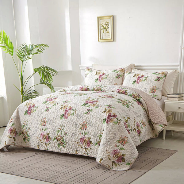 Artisan Quilted Coverlet And Pillowcases Set: Masterpiece For Your Bed Queen Size Queen Doonas