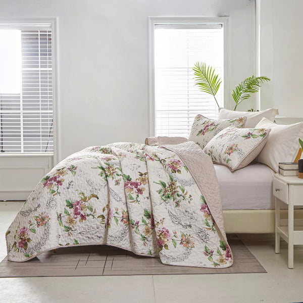 Artisan Quilted Coverlet And Pillowcases Set: Masterpiece For Your Bed Queen Size Queen Doonas