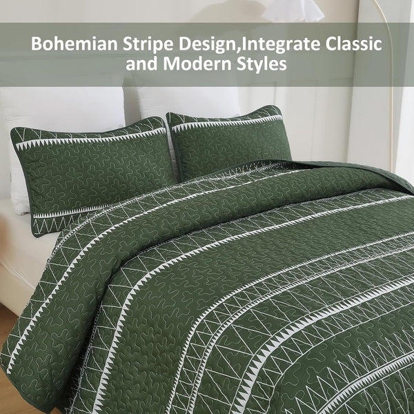 Elegant Quilted Bedspread And Pillowcases Set: Perfect For Luxe Bedroom Feel Queen Size Queen Doonas