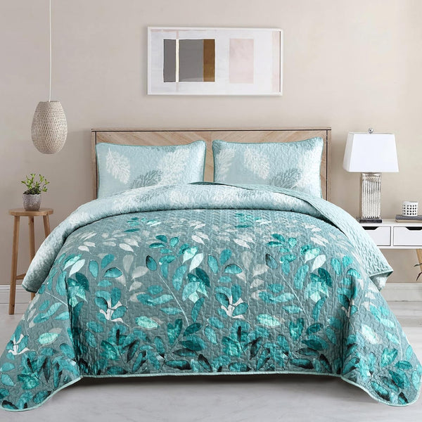 Crafted Quilted Bedspread And Pillowcases Set: Testament To Elegance Queen Size Queen Doonas