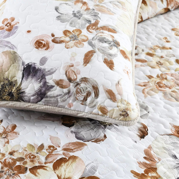 Zen Quilted Bedspread And Pillow Covers Set: Find Your Inner Peace Queen Size Queen Doonas