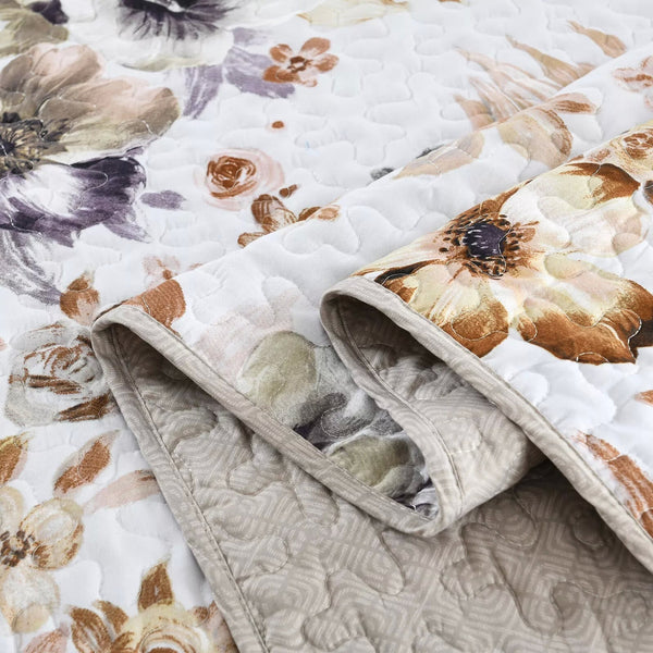 Zen Quilted Bedspread And Pillow Covers Set: Find Your Inner Peace Queen Size Queen Doonas