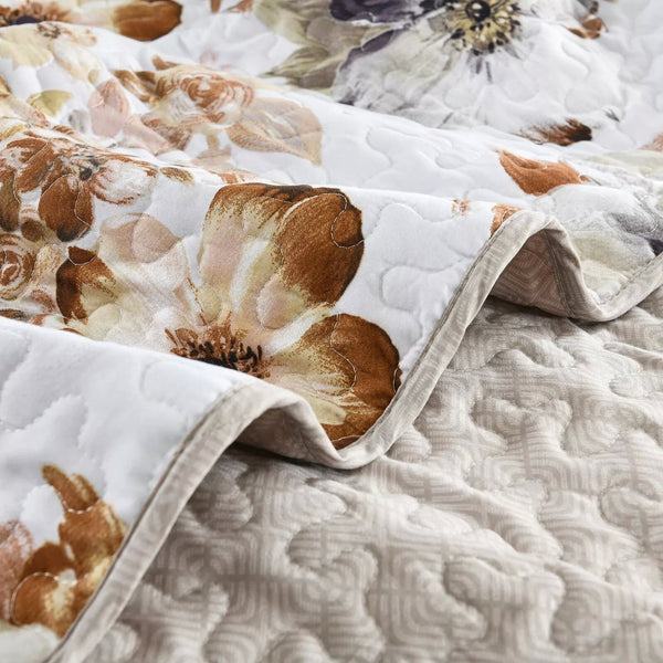 Zen Quilted Bedspread And Pillow Covers Set: Find Your Inner Peace Queen Size Queen Doonas
