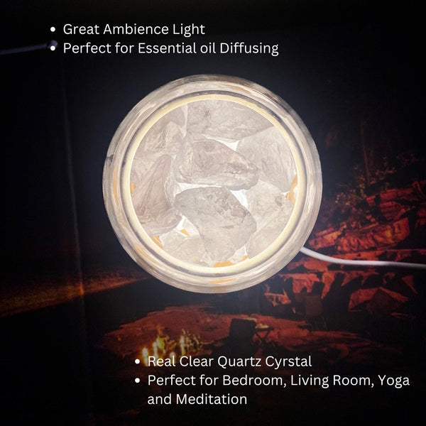 Aurora Crystal Diffuser Clear Quartz Diffusers