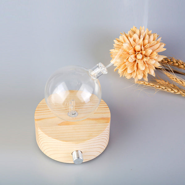 Geometry Round Nebuliser Waterless Diffuser | Essential Oil Burner | Home Fragrance Aromatherapy