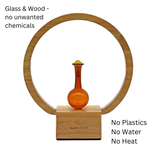 Luna Nebuliser Ring Light Waterless Diffuser Essential Oil Burner Home Fragrance Aromatherapy