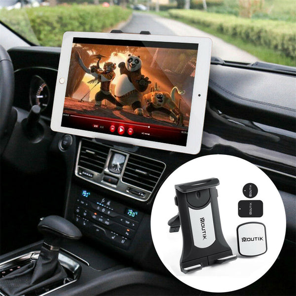 Universal Tablet Mount Car Cd Slot Holder 2In1 Fit 3.5 10.5" Ipad Gps Mounts Stands & Holders