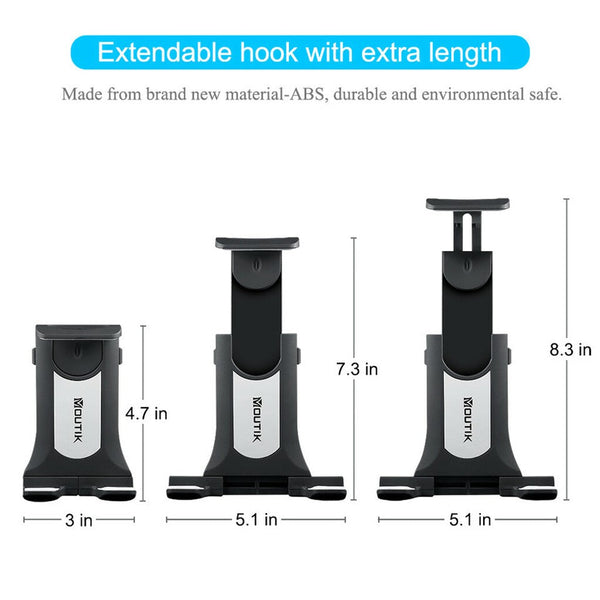 Universal Tablet Mount Car Cd Slot Holder 2In1 Fit 3.5 10.5" Ipad Gps Mounts Stands & Holders