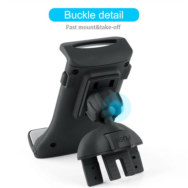 Universal Tablet Mount Car Cd Slot Holder 2In1 Fit 3.5 10.5" Ipad Gps Mounts Stands & Holders