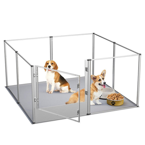 Versatile Sleek Thick Acrylic Pet Playpen Dog Puppies Run Kennel Rabbit Pen Fences & Pens