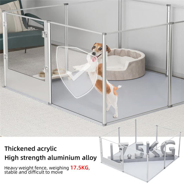 Versatile Sleek Thick Acrylic Pet Playpen Dog Puppies Run Kennel Rabbit Pen Fences & Pens