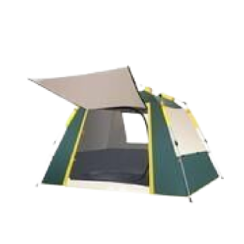 Elosung Dark Green Four Sided Tent With A Straight Door Plus Large Size (270X270x185cm) Majestic And Expansive For Outdoor Escapades Tents