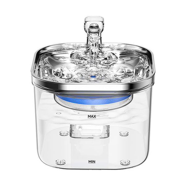 Elosung Usb Powered Pet Water Fountain With Filter Starter Kit 2L Capacity Dog Fountains