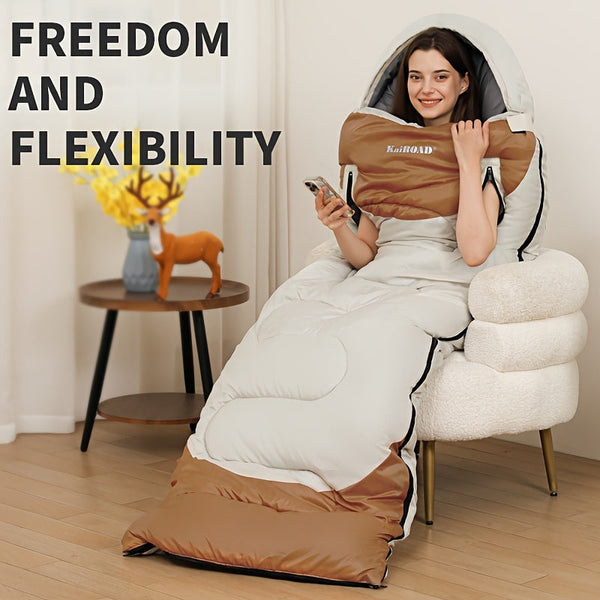 Elosung Extra Wide Mummy Sleeping Bag 3 Season Warm & Cold Weather Waterproof Lightweight (With Compression Sack) Sleeping Bags