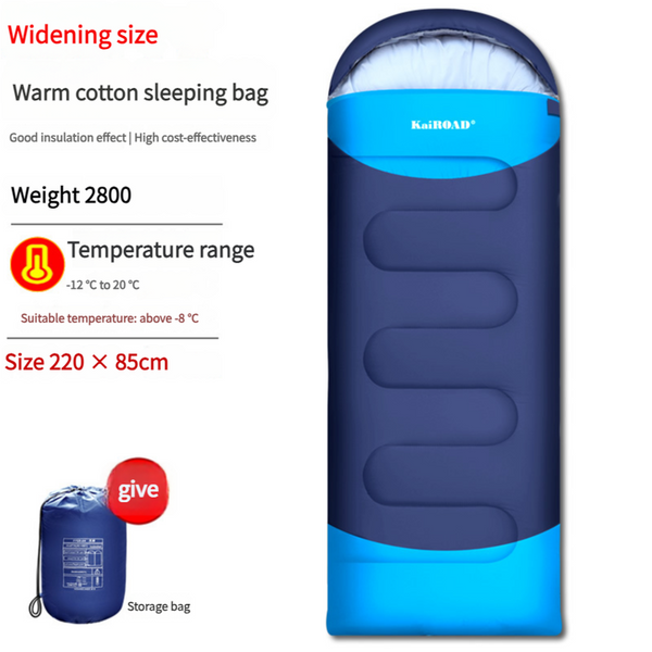 Kairoad Mummy Sleeping Bag 3 Season Warm & Cold Weather Waterproof Lightweight For Adults Camping Hiking Backpacking (With Compression Sack) Sleeping