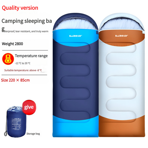 Kairoad Mummy Sleeping Bag 3 Season Warm & Cold Weather Waterproof Lightweight For Adults Camping Hiking Backpacking (With Compression Sack) Sleeping