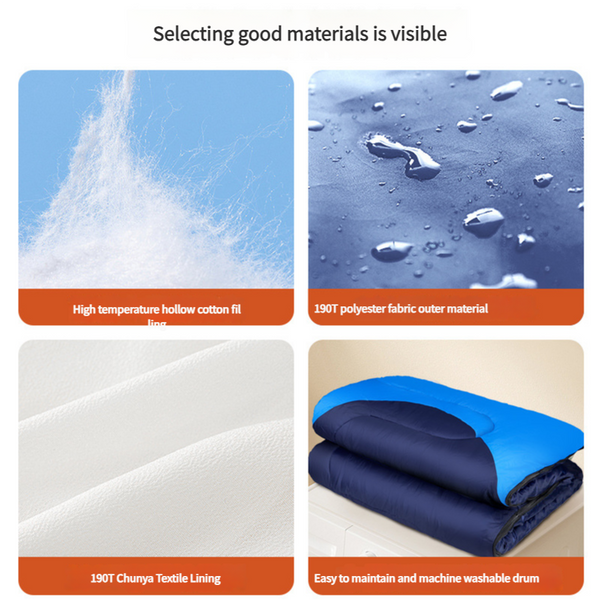 Elosung Sleeping Bag Lightweight For Adults Camping Hiking Backpacking (With Accessories + Eye Mask Earbuds Square Pillow) Sleeping Bags