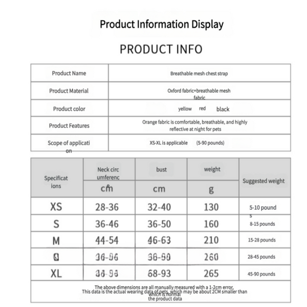 Elosung Reflective No Pull Vest Dog Harness Leash With Handle Walking Training Pet Grey Leads & Head Collars