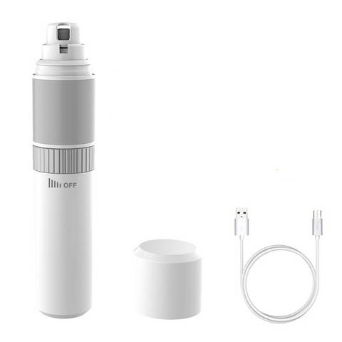 Elosung Rechargeable Pet Nail Grinder With Quiet Motor Led Lights Usb Charging Two Speed Settings Dog Grooming