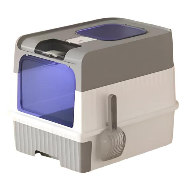 Elosung Automatic Uv Sterilizing Box Enclosed Design Odor Control And Germicidal Technology Cat Litter