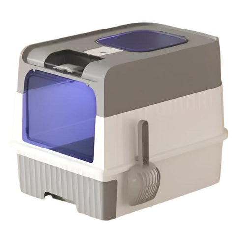 Elosung Automatic Uv Sterilizing Box Enclosed Design Odor Control And Germicidal Technology Cat Litter