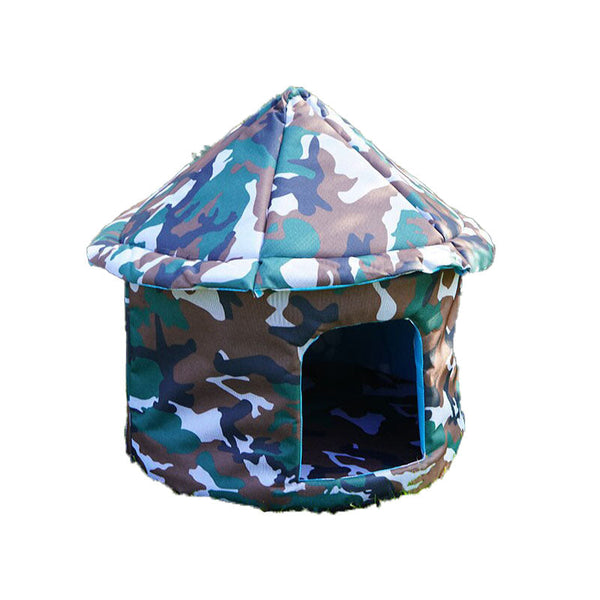 Outdoor Waterproof Cat House Insulated Weatherproof Warm Shelter For Cats Ideal Winter Protection Size: L 45*41Cm Cat Houses